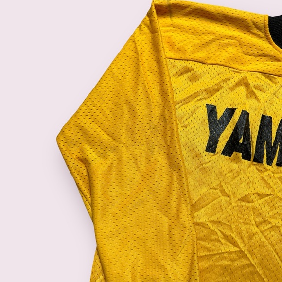 Yamaha Gold Long Sleeve Nylon Top Jersey Size XL - Picture 7 of 16